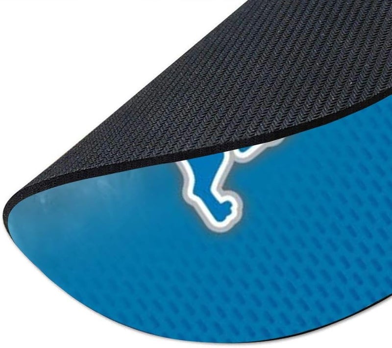 ZYJTEK Sports Round Mouse Pad,Non-Slip Rubber Base Mousepad for Computers Laptop Desk,Red Design Gaming Mouse Mat for Football Fans - Image 5